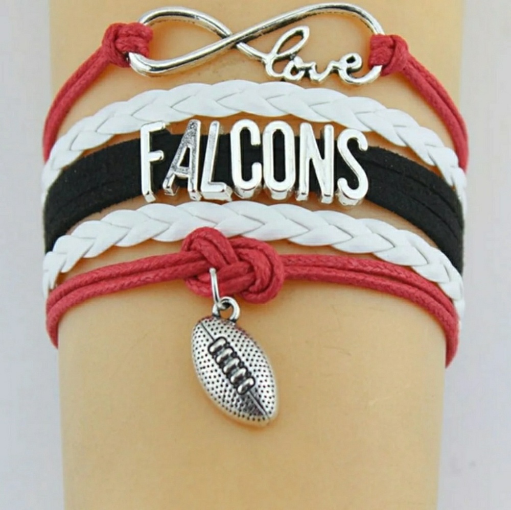 Atlanta Falcons Love Infinity Bracelet